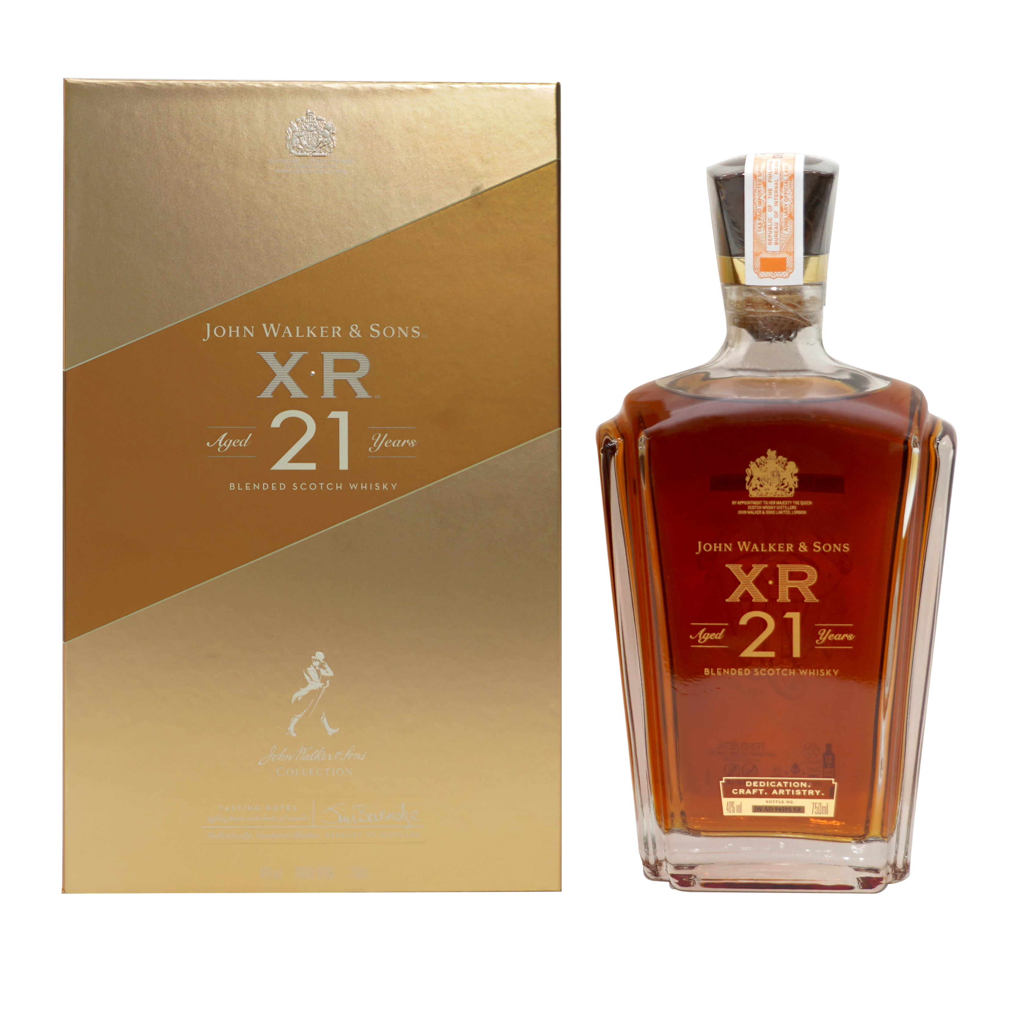 Johnnie Walker and Sons X.R 21 Years (750ml)