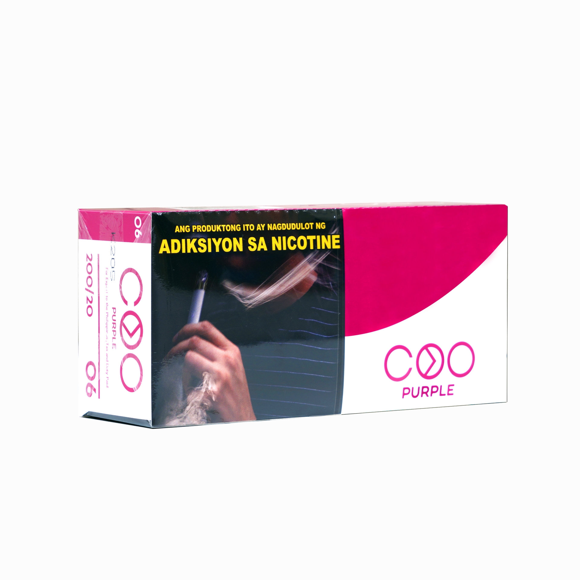 MOK COO Purple Heat-Not-Burn Sticks (1 ream, 10 packs)
