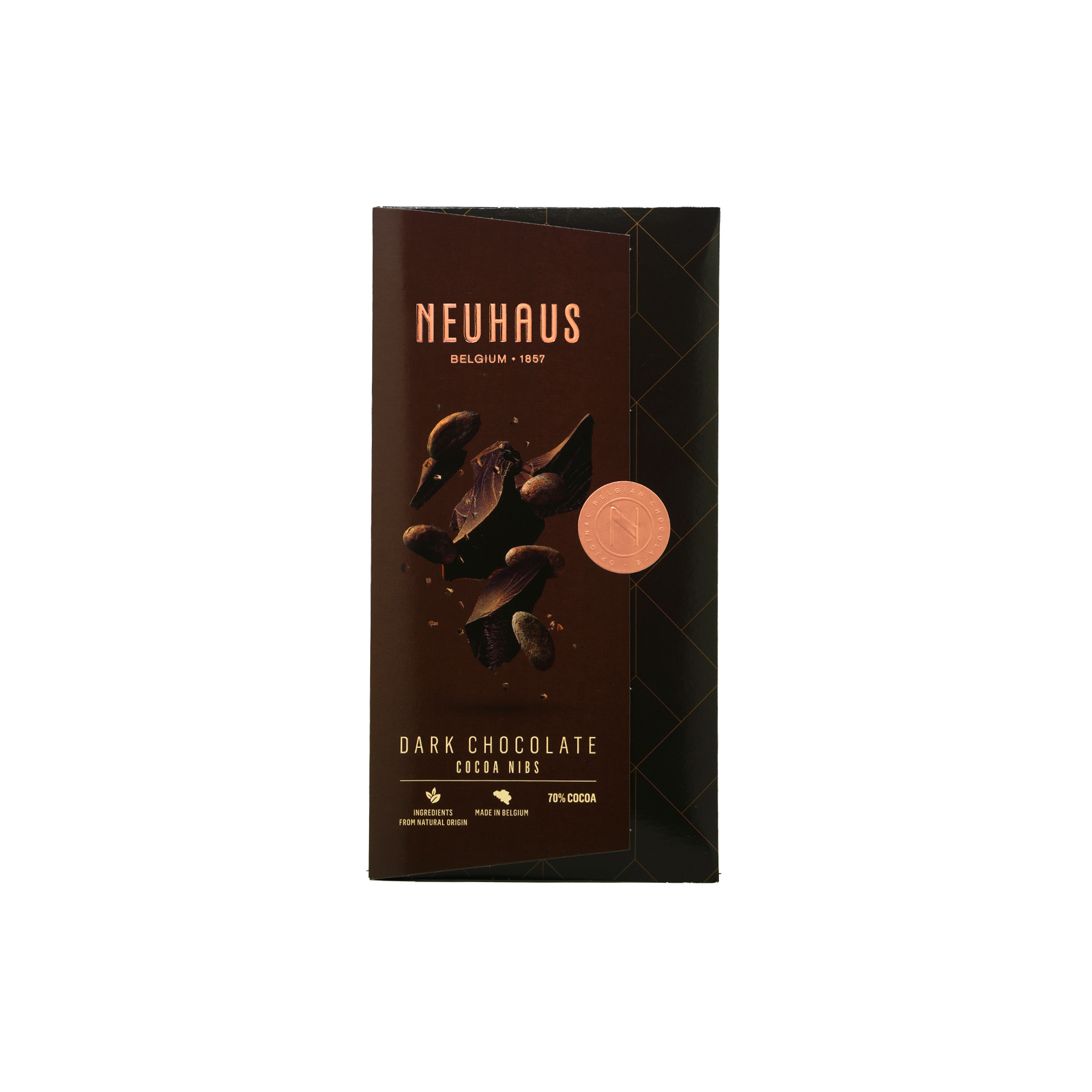 Neuhaus Tablet Dark Cocoa Nibs (100g)
