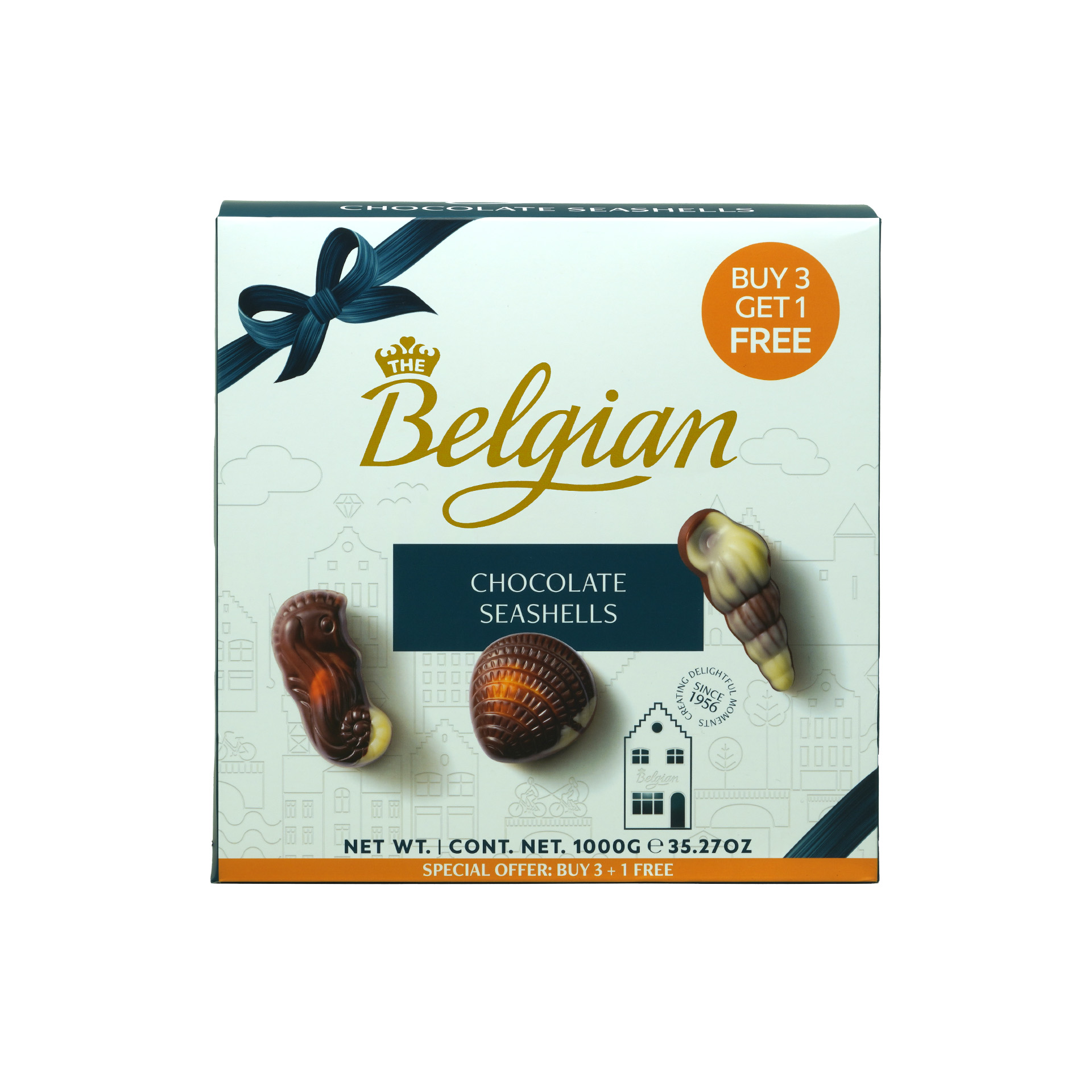 Belgian Seashells Big Box (3+1, 1kg)
