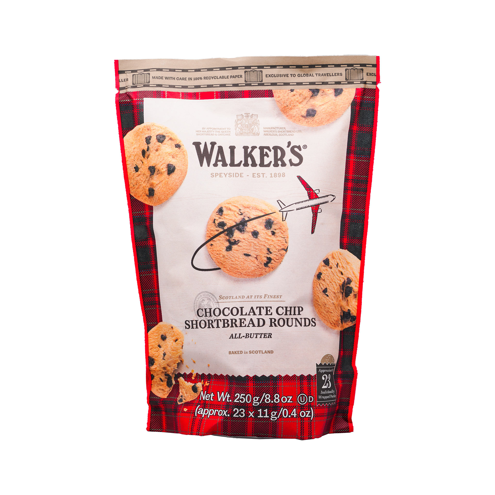 Walker's Chocolate Chip Shortbread (250g)