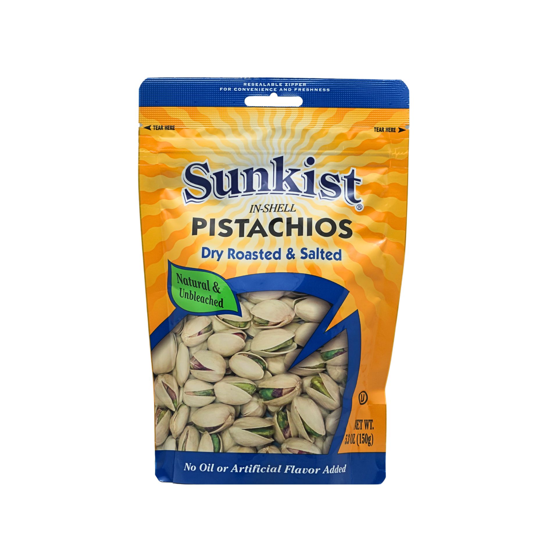 Sunkist Pistachios Standup Bag (150g)